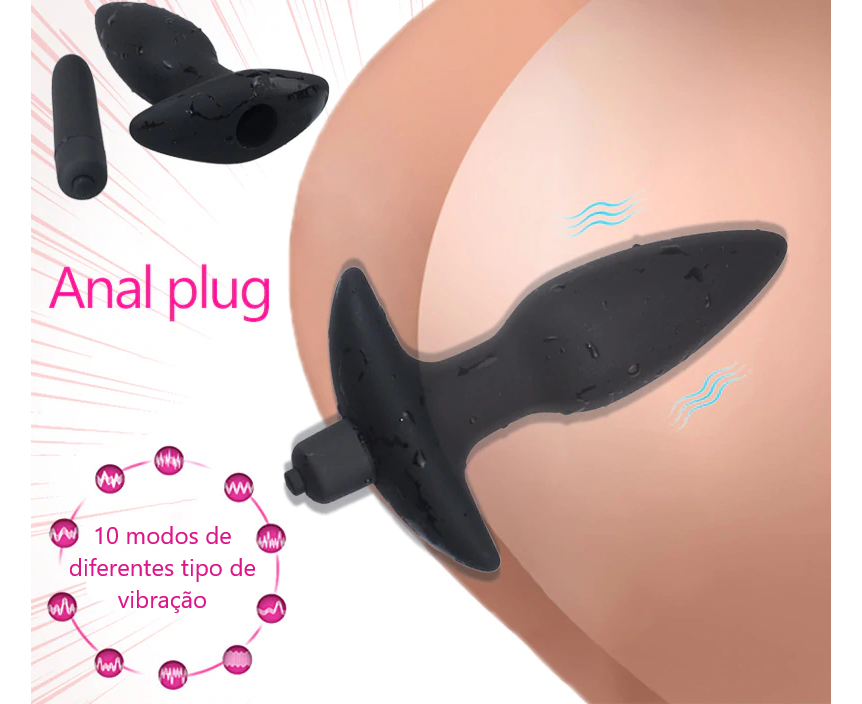 Vibrador Anal 10 velocidades