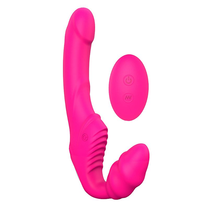 Vibrador Strapon Duo Nana com controle remoto - Frete Grátis