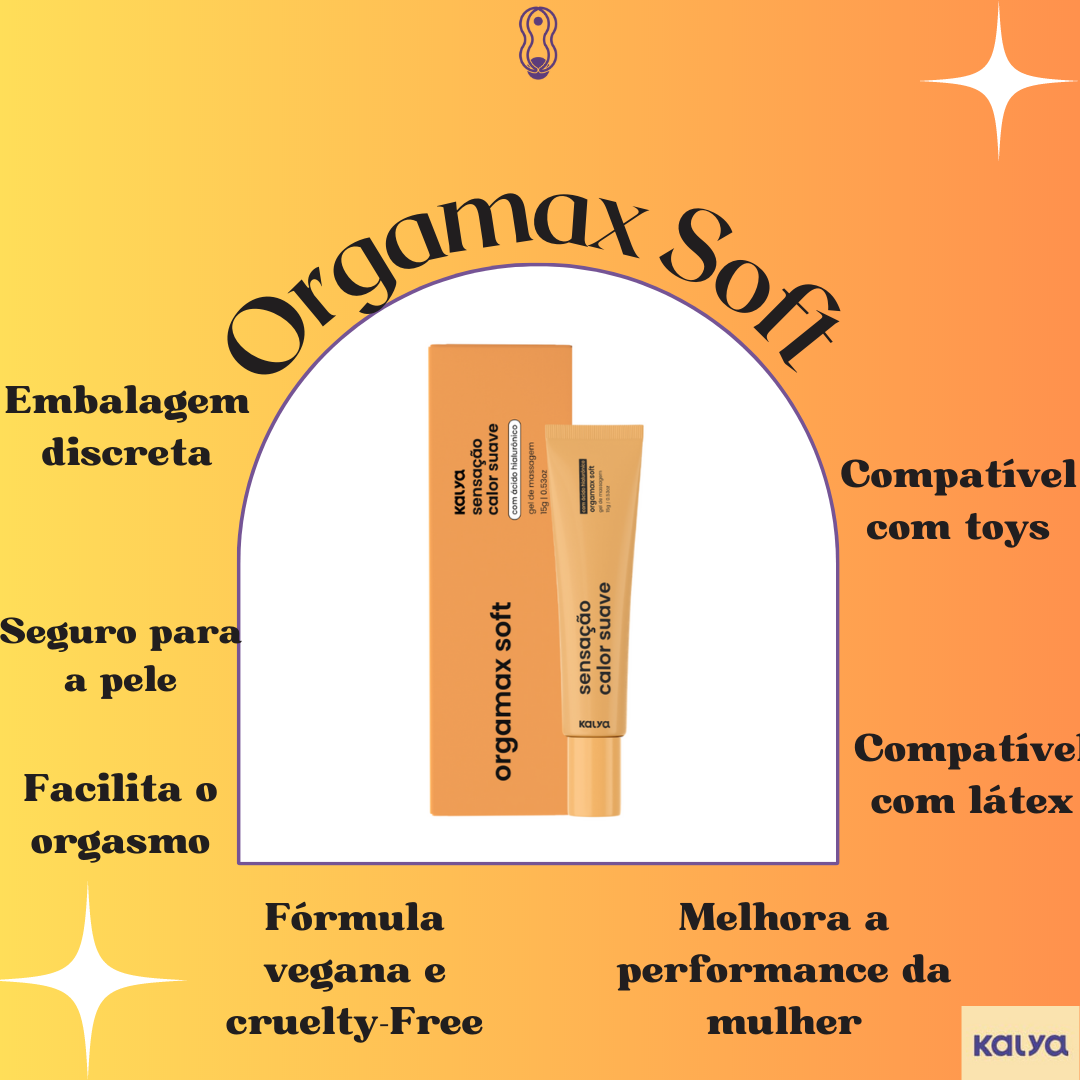Gel Orgamax SOFT Facilitador de Orgasmo - Kalya - Carnelian