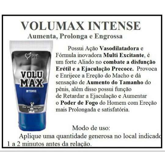 Gel Vasodilatador e Excitante Volumão