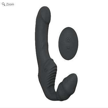 Vibrador Strapon Duo Nana com controle remoto - Frete Grátis