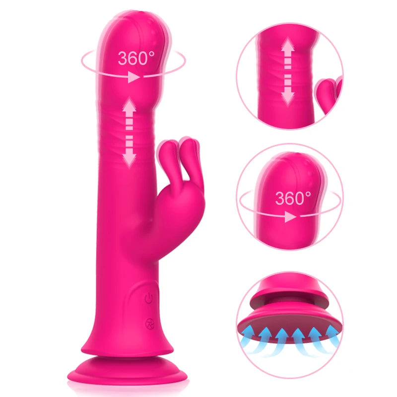 Vibrador Rotativo com Controle - Queen - Frete Grátis