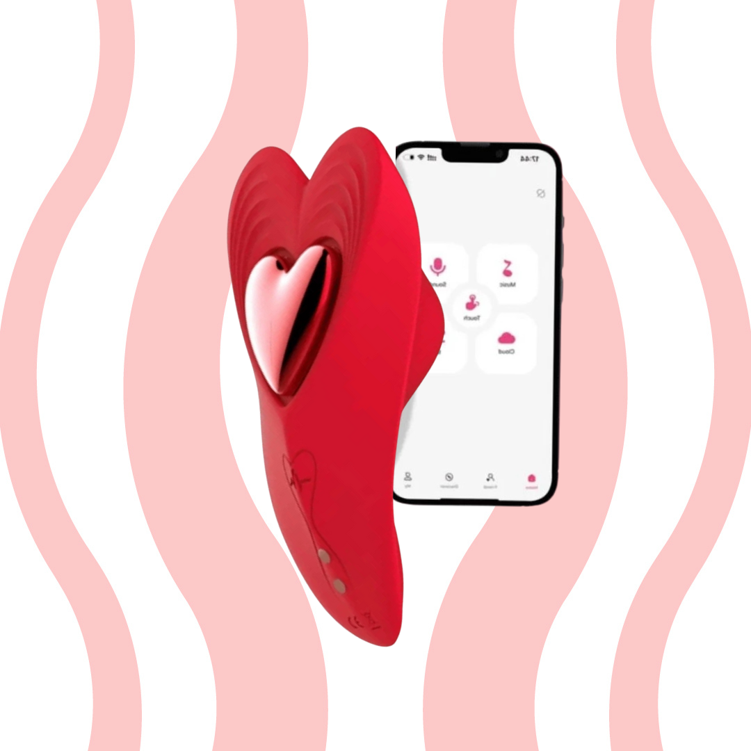 Vibrador de calcinha com App Heart - Frete Grátis