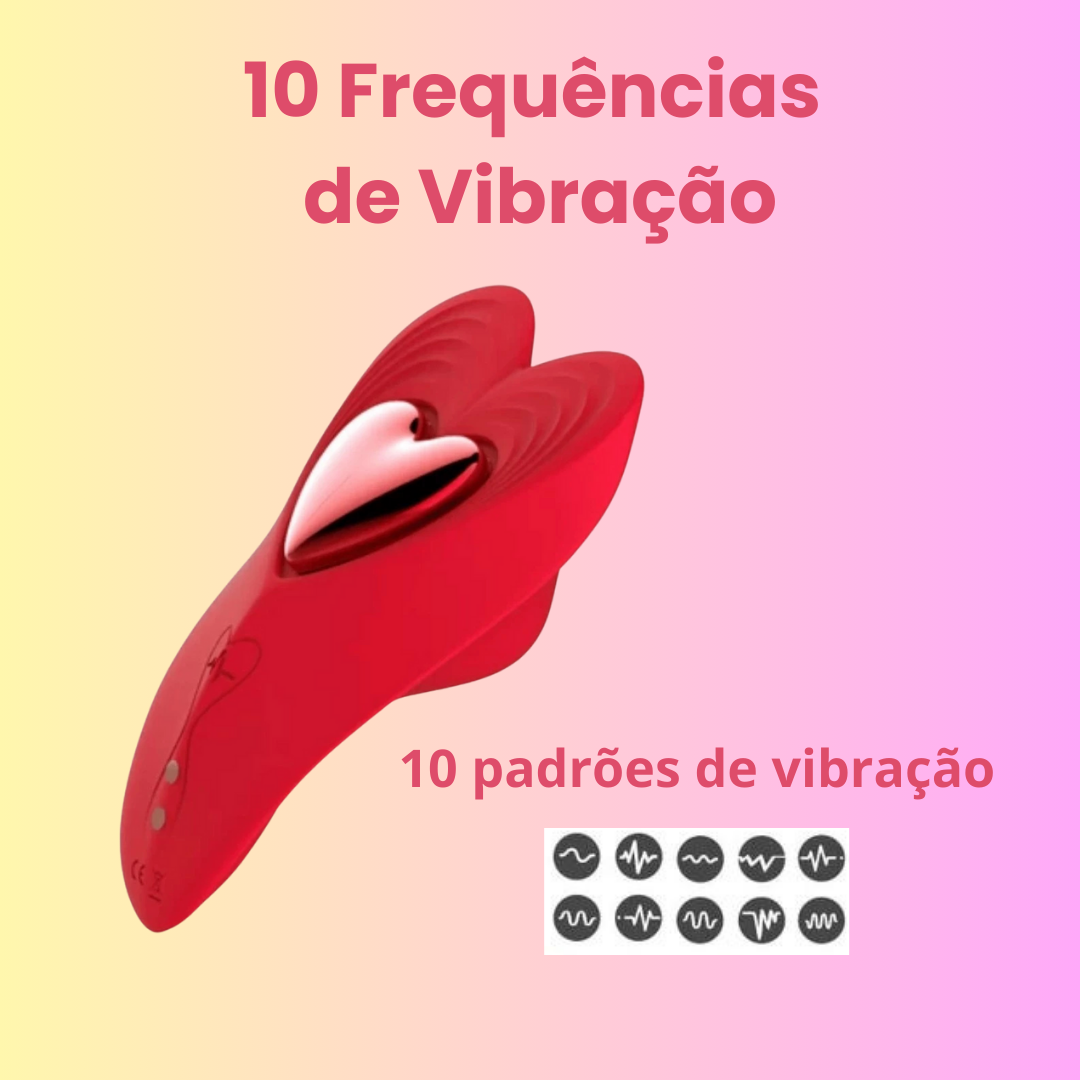 Vibrador de calcinha com App Heart - Frete Grátis
