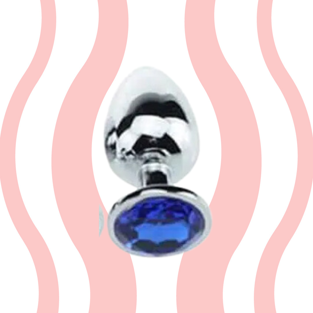 Plug Anal com Cristal Brilhante