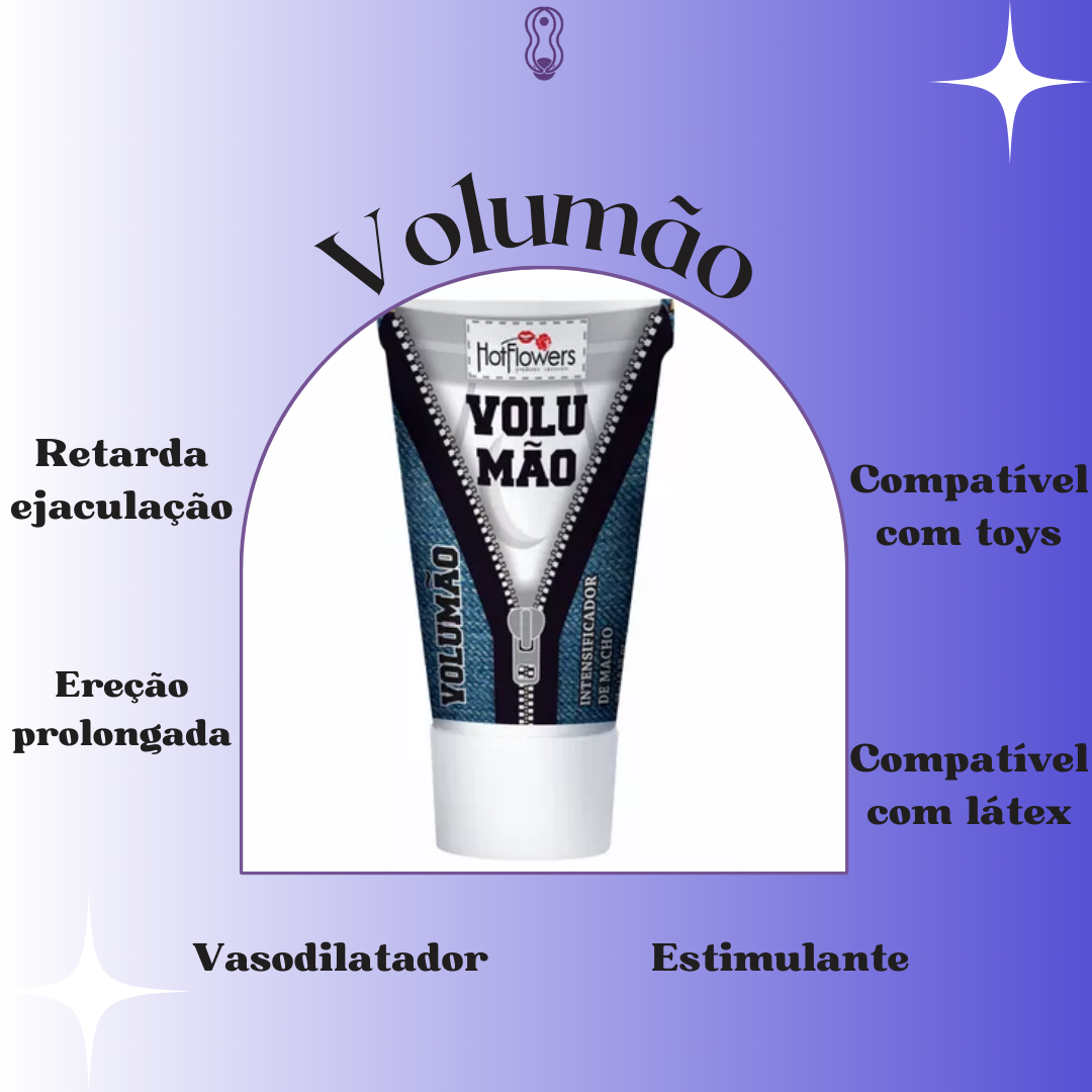 Gel Vasodilatador e Excitante Volumão
