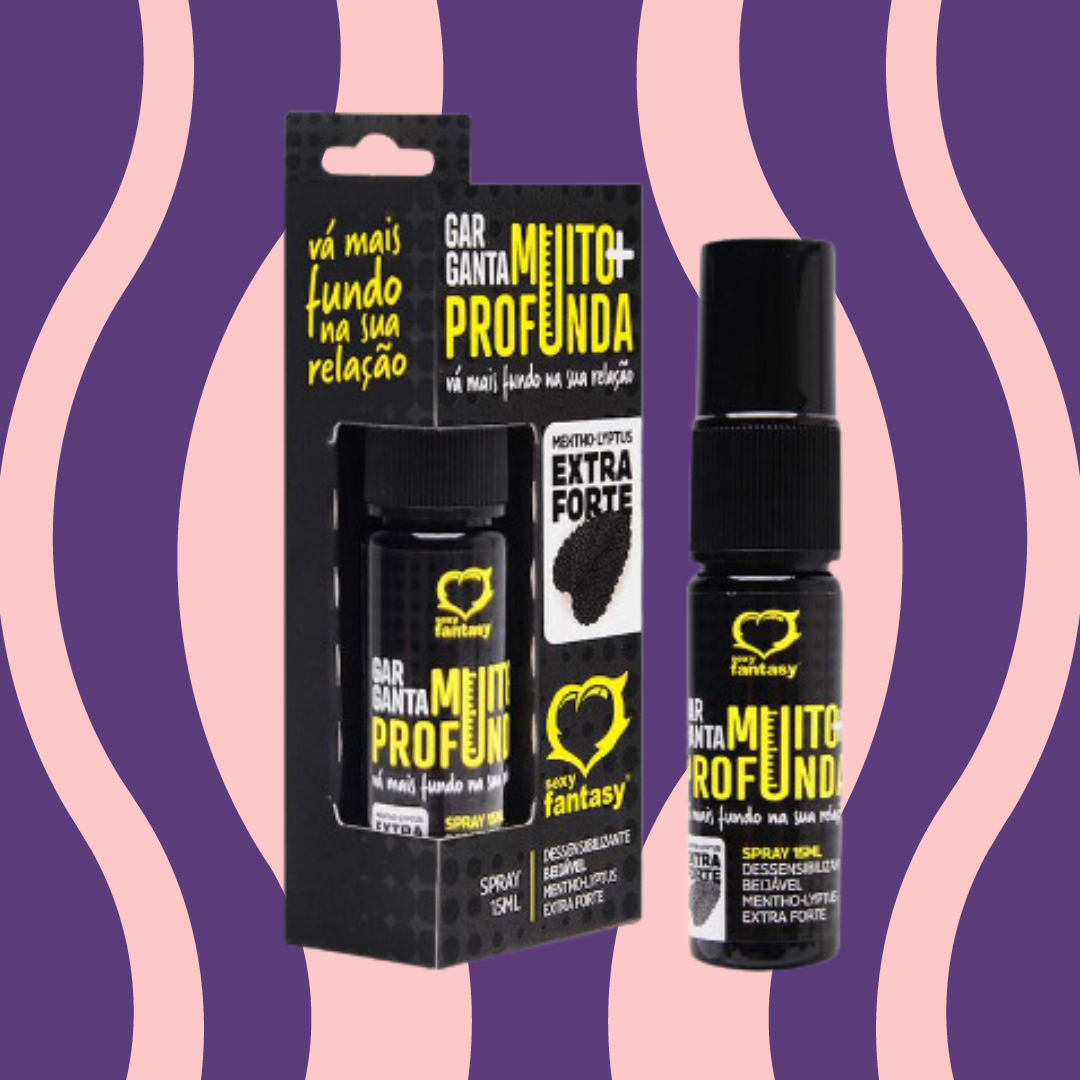 Spray Para Sexo Oral Garganta Muito + Profunda