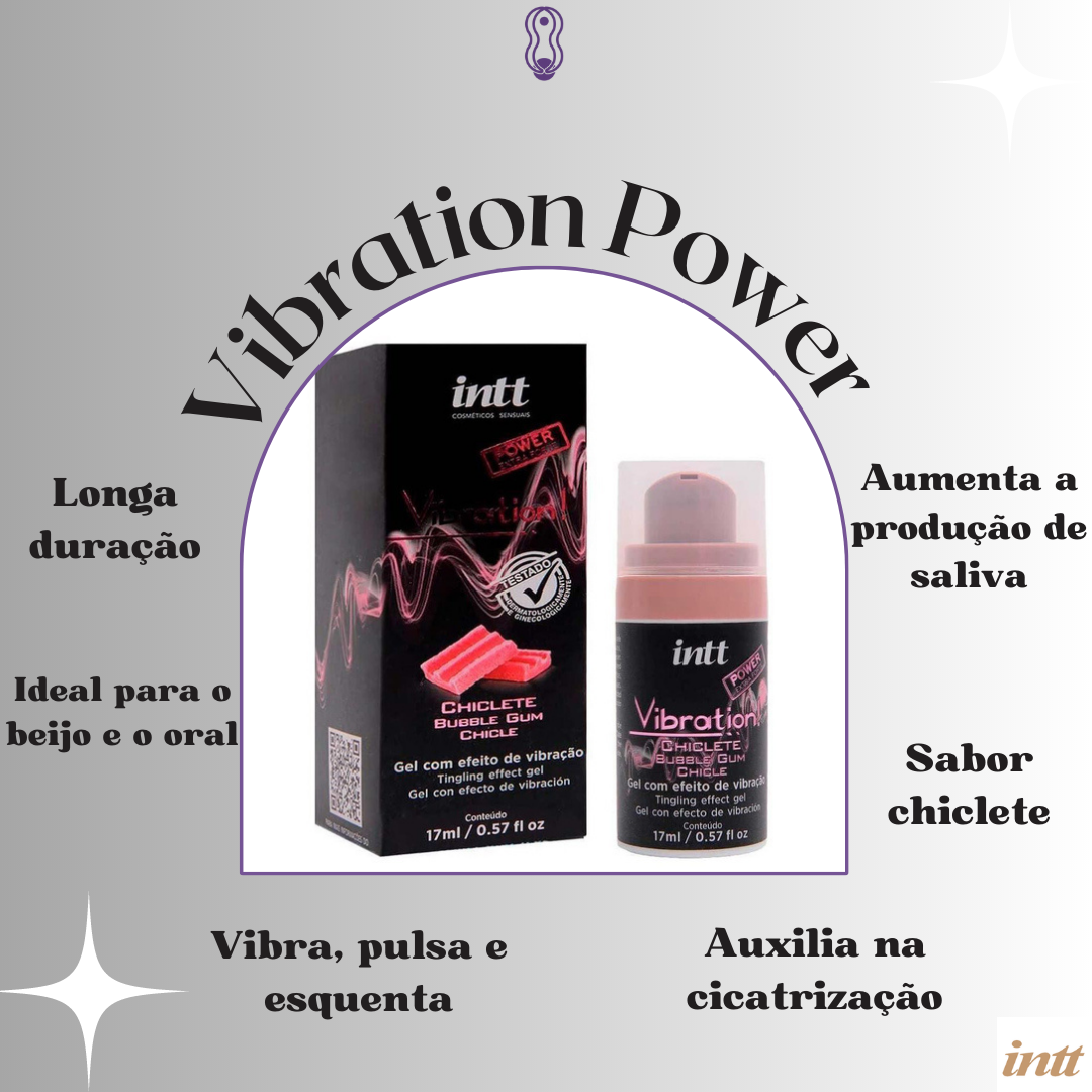 Gel Excitante Vibration! Intt - Chiclete - Carnelian