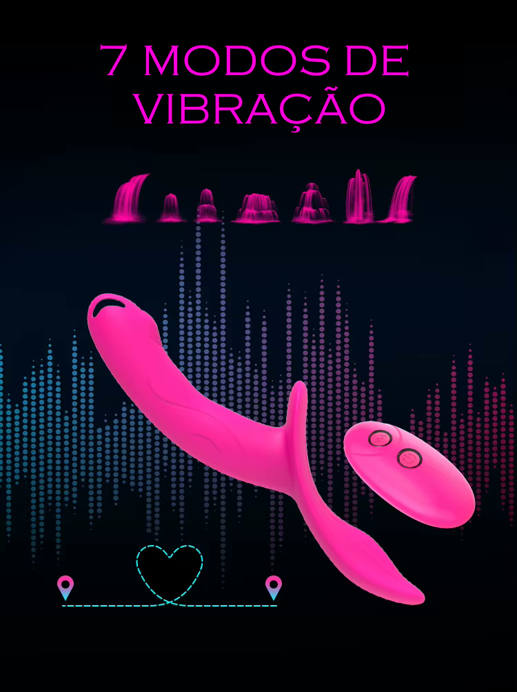 Vibrador Strapon Cinta Extreme com calcinha e controle remoto - Frete Grátis