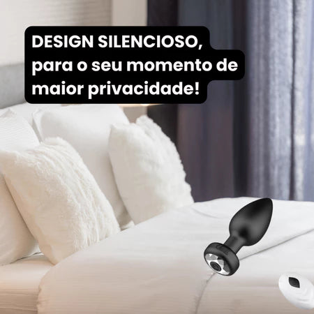 Vibrador anal com Controle remoto Shine - Frete Grátis