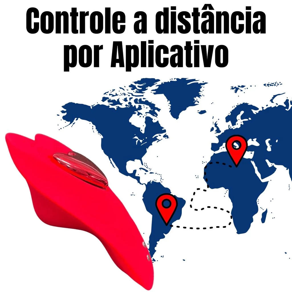 Vibrador de calcinha com App Heart - Frete Grátis