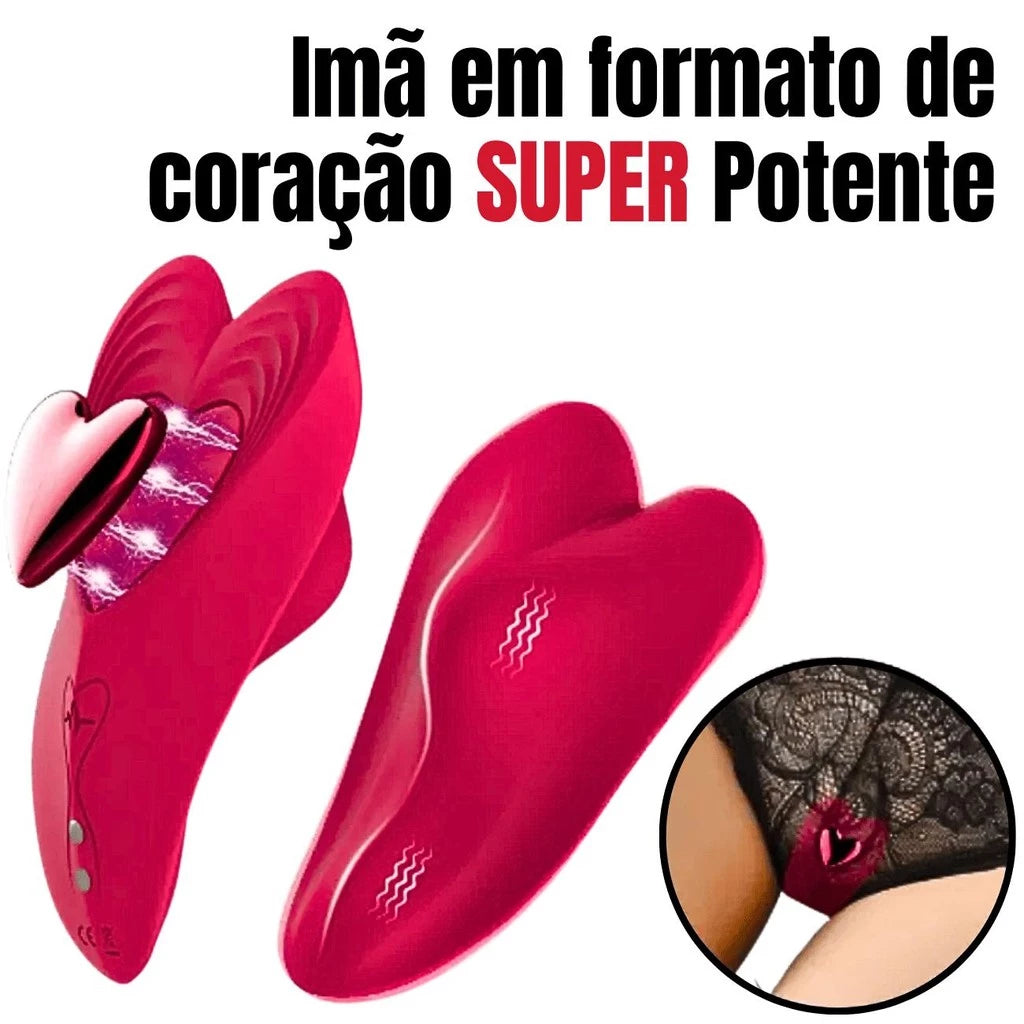Vibrador de calcinha com App Heart - Frete Grátis