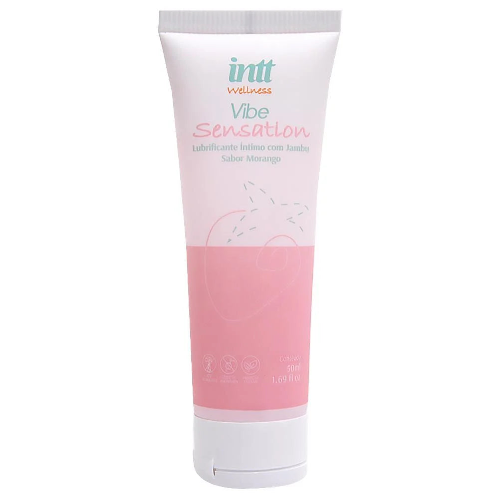 Vibe Sensation Lubrificante com Jambu - Morango - Carnelian
