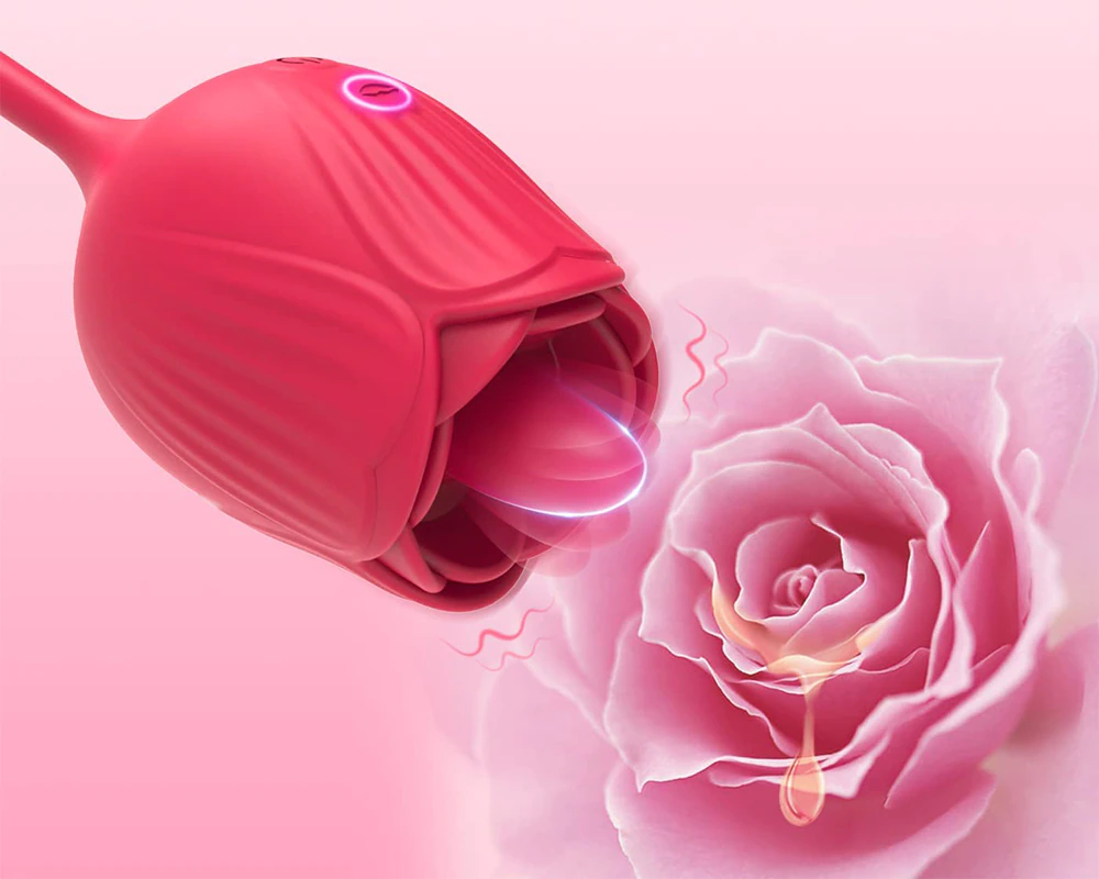 Vibrador 2 em 1 Tulipa - Frete Grátis