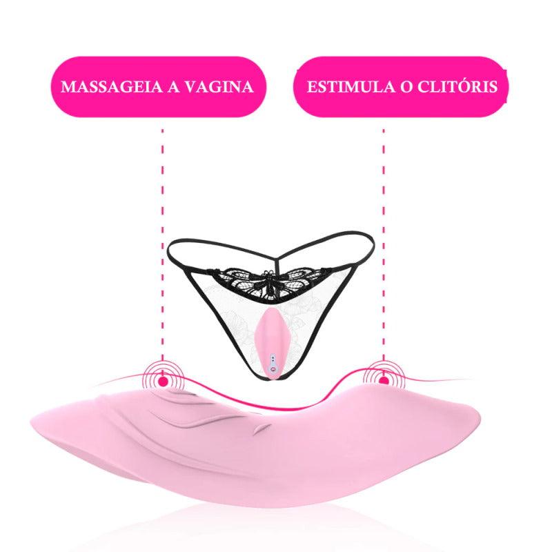 Vibrador de calcinha PINK com controle remoto - Frete Grátis - Carnelian