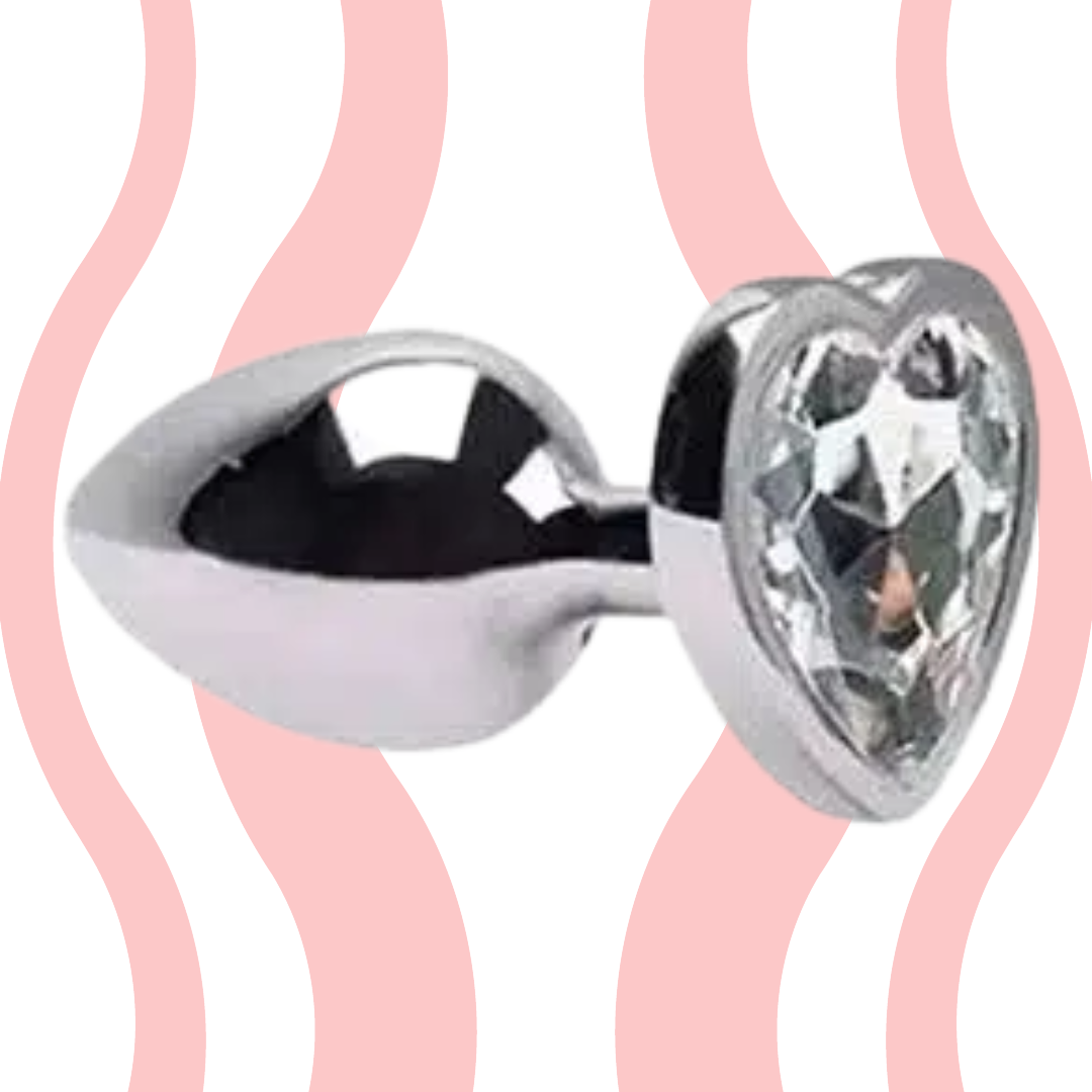 Plug Anal de Coração - Kit com 3 - Carnelian