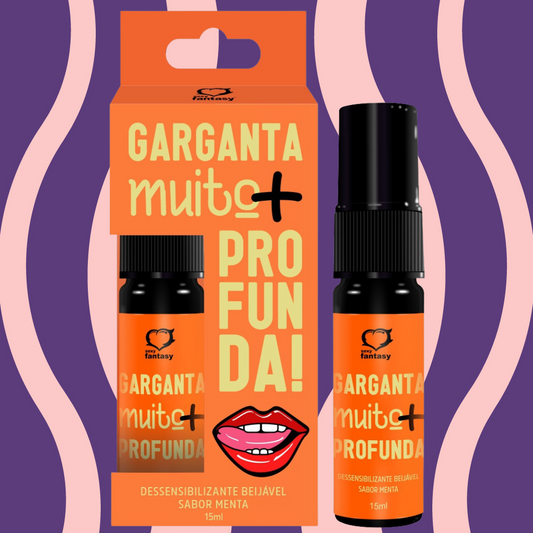 Spray Para Sexo Oral Garganta Muito + Profunda - Carnelian