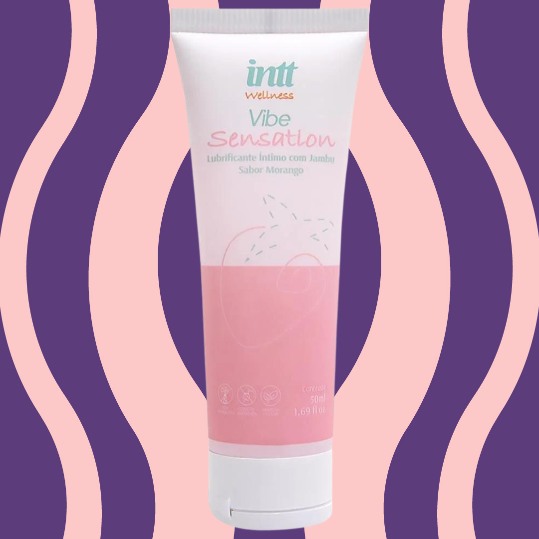 Vibe Sensation Lubrificante com Jambu - Morango - Carnelian
