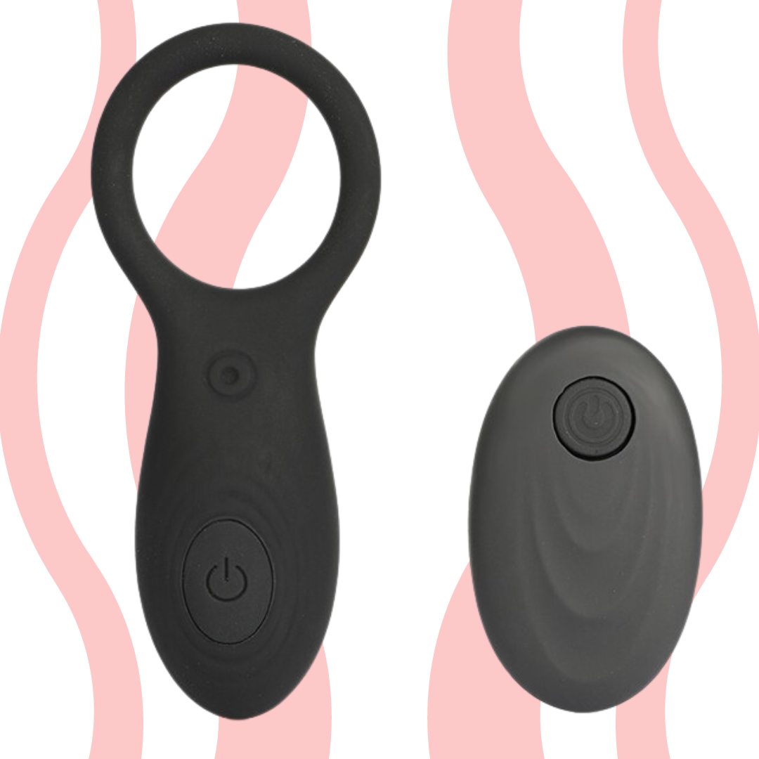 Anel peniano com vibração e controle remoto ELLIOT- Frete Grátis - Carnelian