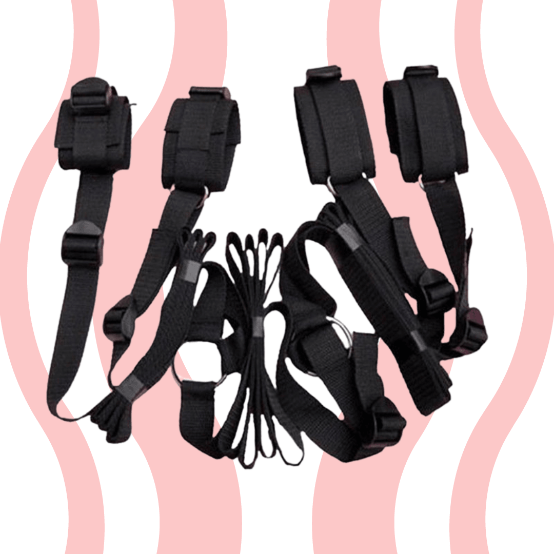 Algemas de Contenção Bondage BDSM - Kit com 2 peças - Frete Grátis - Carnelian