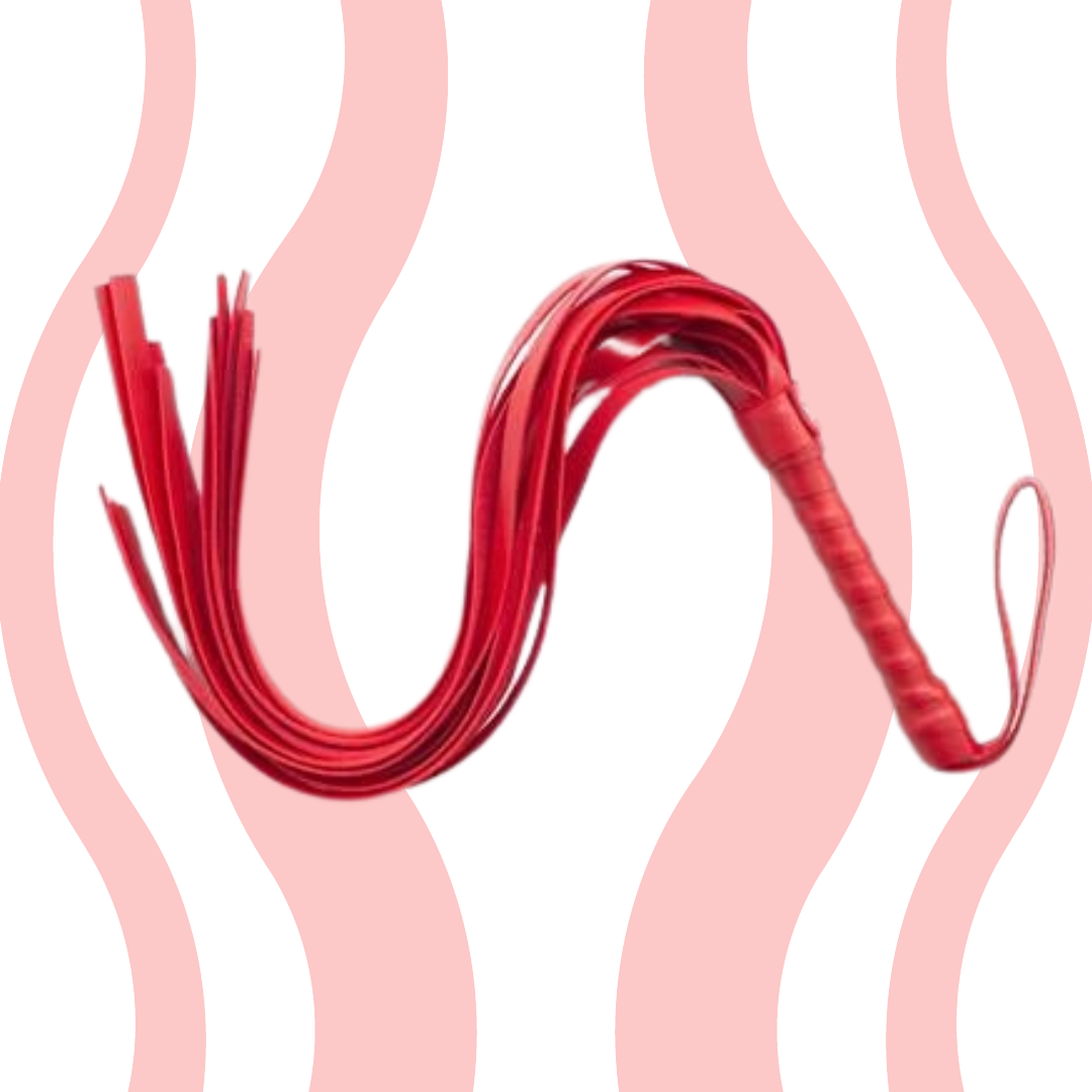 Chicote de couro Flogger BDSM - Frete Grátis - Carnelian
