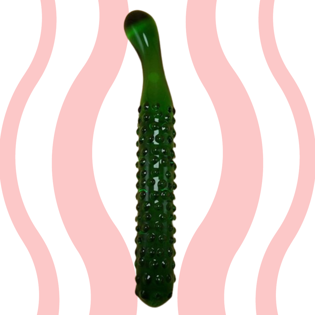 Dildo de vidro Leguminhos - Frete Grátis - Carnelian