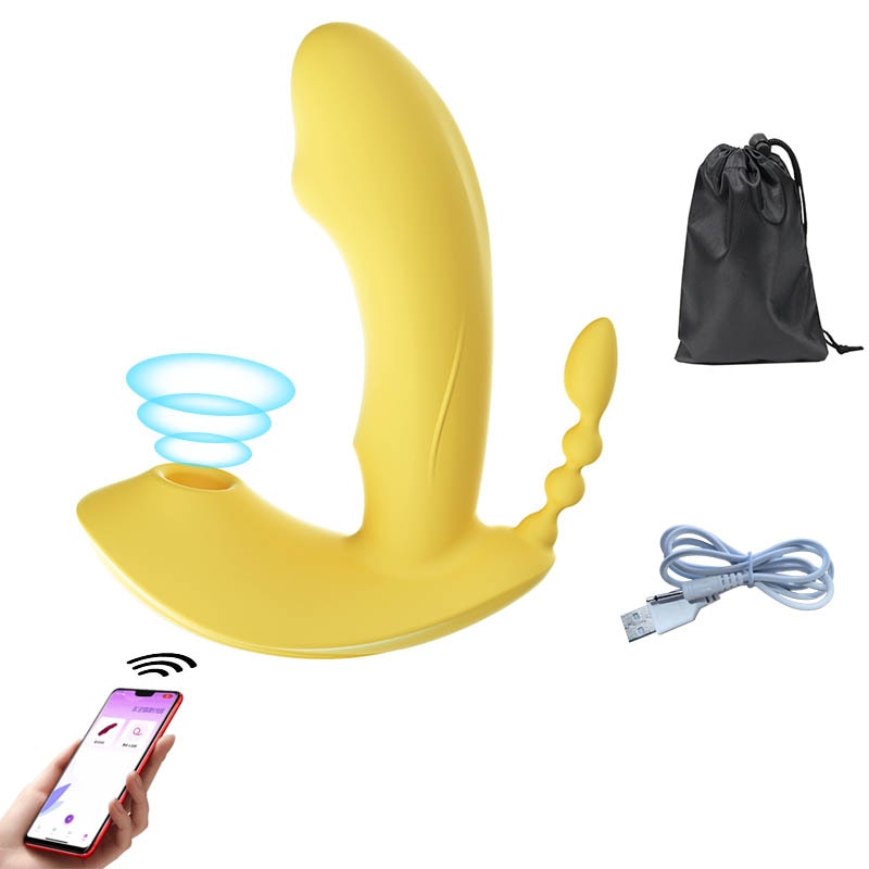 Vibrador 3 em 1 com App