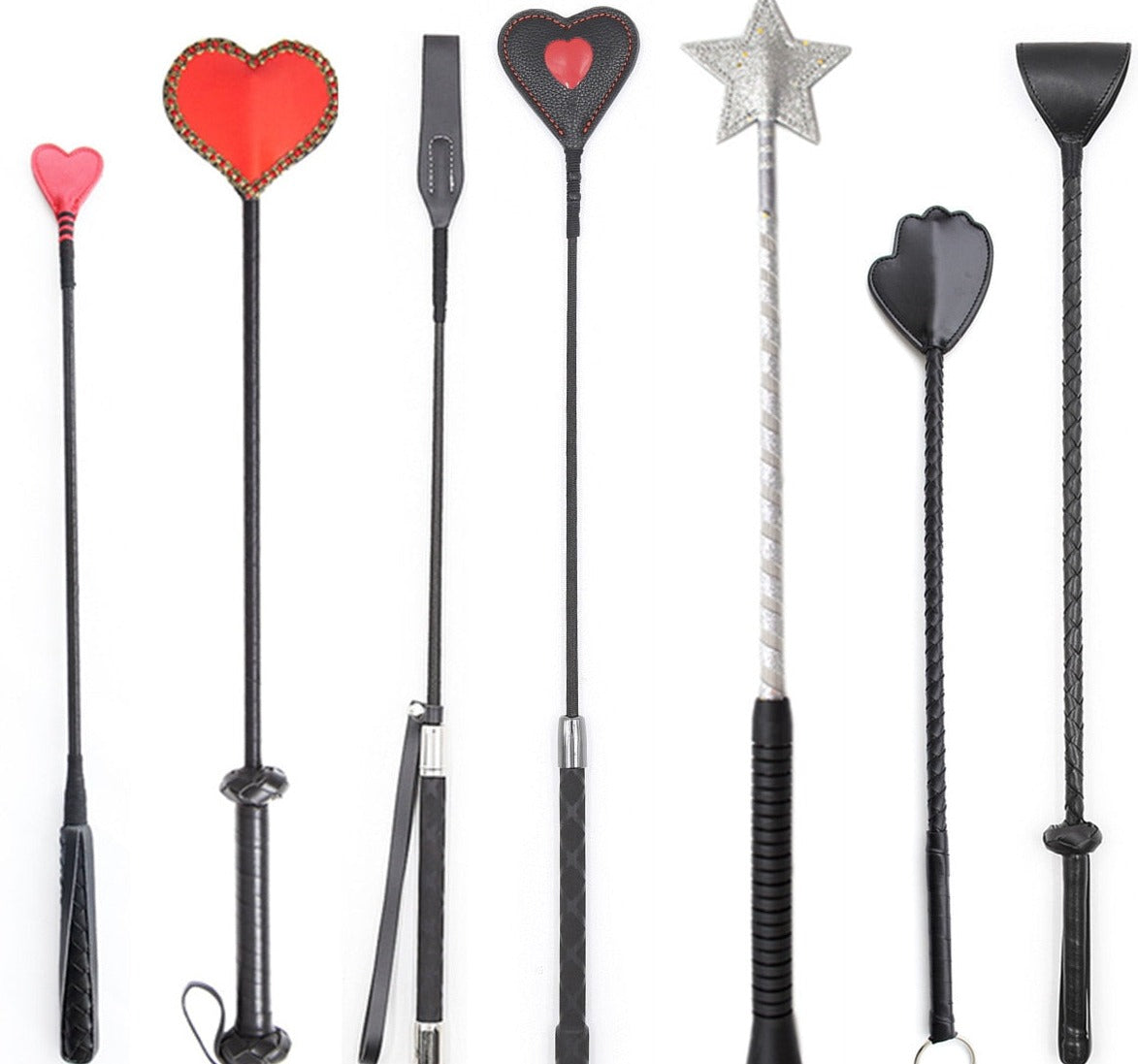 Chicote de couro BDSM Bondage Vários formatos - Frete Grátis