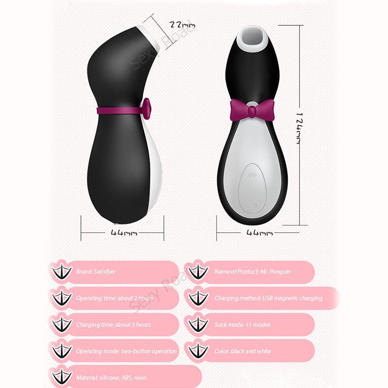 Sugador Clitoriano Satisfyer PRO Penguin - Frete Grátis - Carnelian