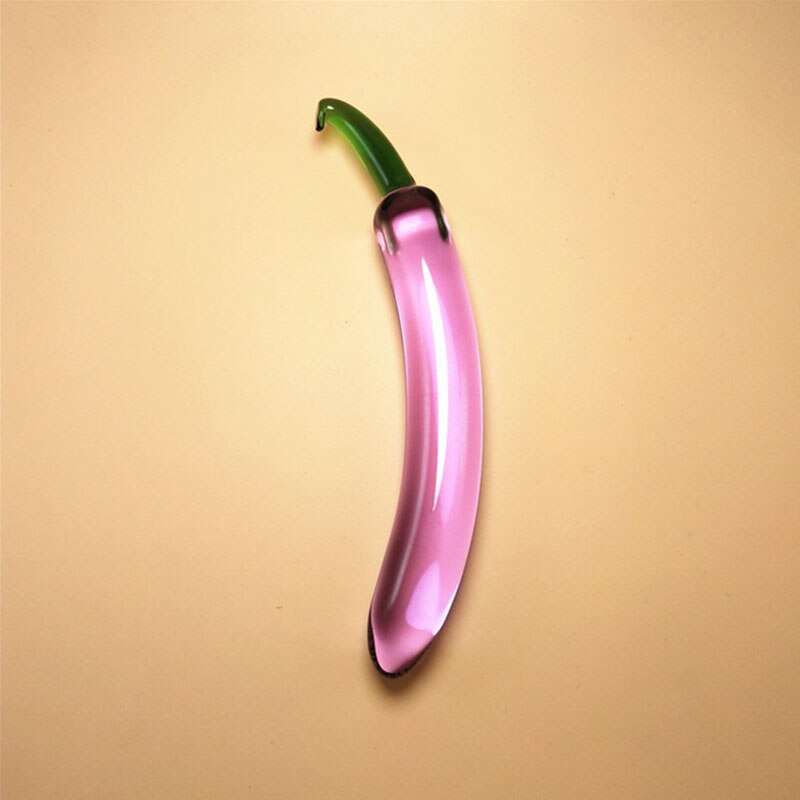 Dildo de vidro Vegetais - Frete Grátis