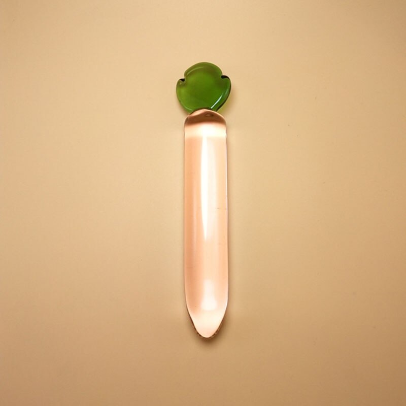 Dildo de vidro Vegetais - Frete Grátis