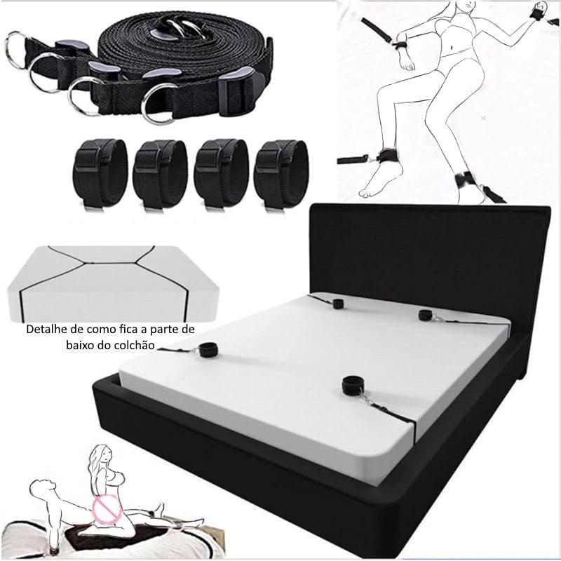 Algemas de Contenção Bondage BDSM - Kit com 2 peças - Frete Grátis - Carnelian