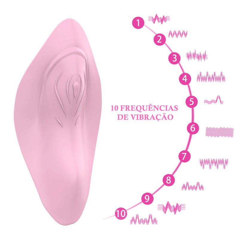 Vibrador de calcinha PINK com controle remoto - Frete Grátis - Carnelian
