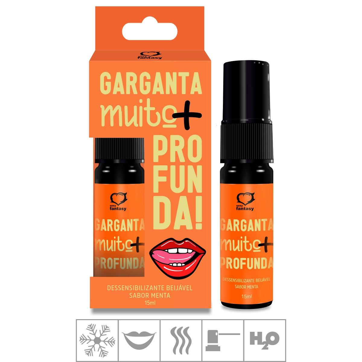 Spray Para Sexo Oral Garganta Muito + Profunda - Carnelian