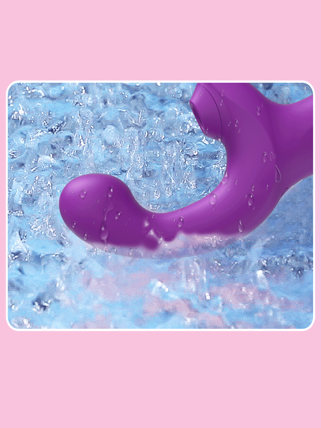 Vibrador com sugador clitoriano e Power Finger SAMBA - Frete grátis