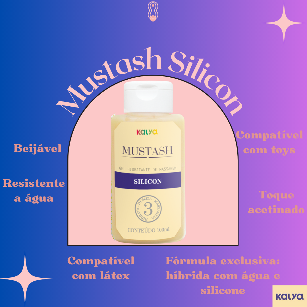 Lubrificante Mustash Silicon - Kalya - Carnelian