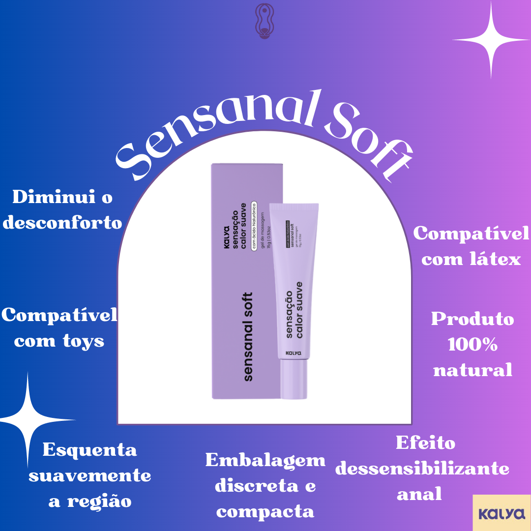 Gel Excitante e Dessensibilizante Sensanal SOFT - Kalya - Carnelian