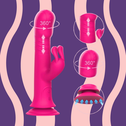 Vibrador Rotativo com Controle - Queen - Frete Grátis