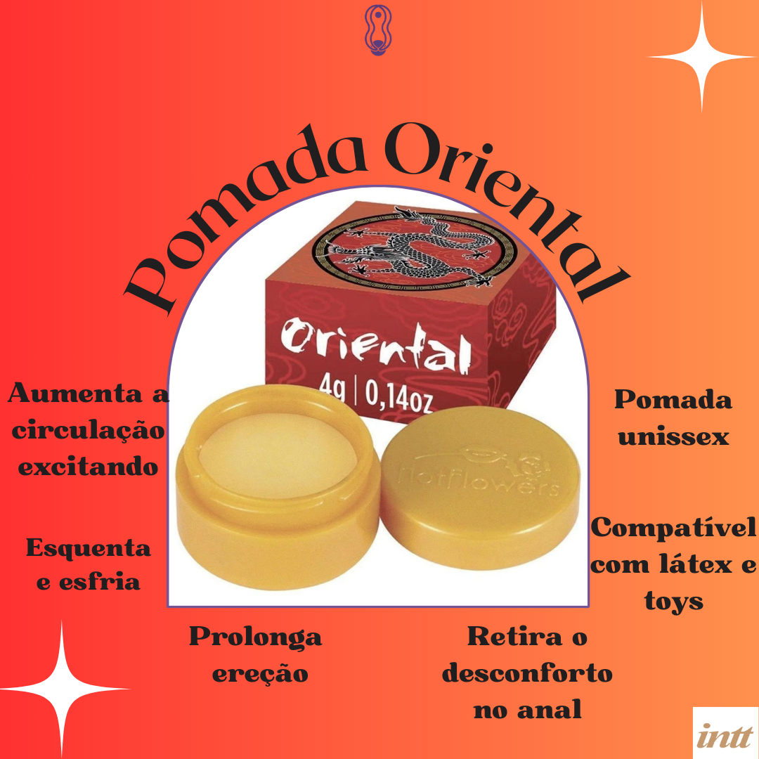 Pomada Excitante Oriental Hot Flowers
