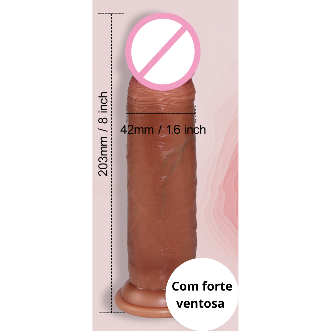 Dildo Realista com ventosa - Frete Grátis