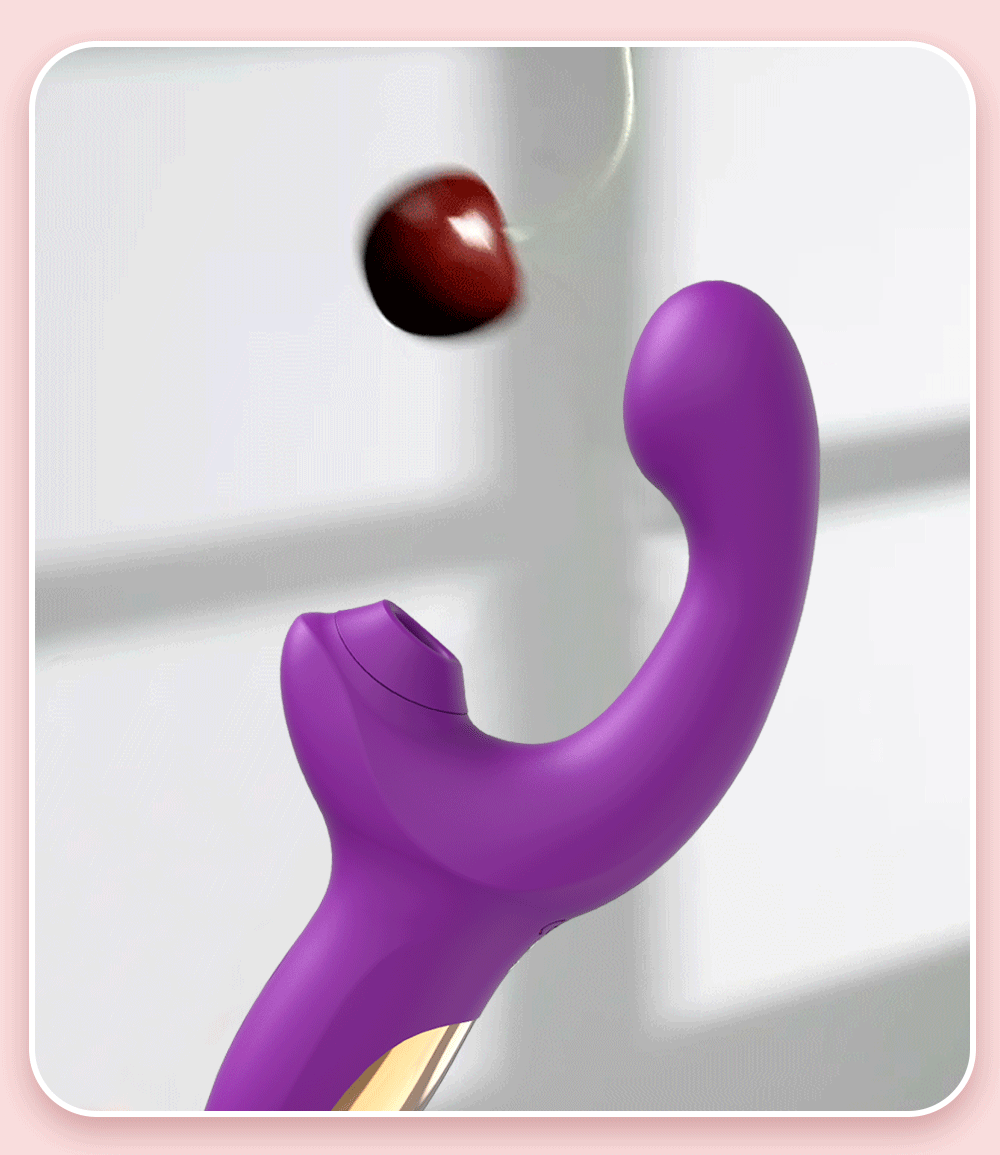 Vibrador com sugador clitoriano e Power Finger SAMBA - Frete grátis