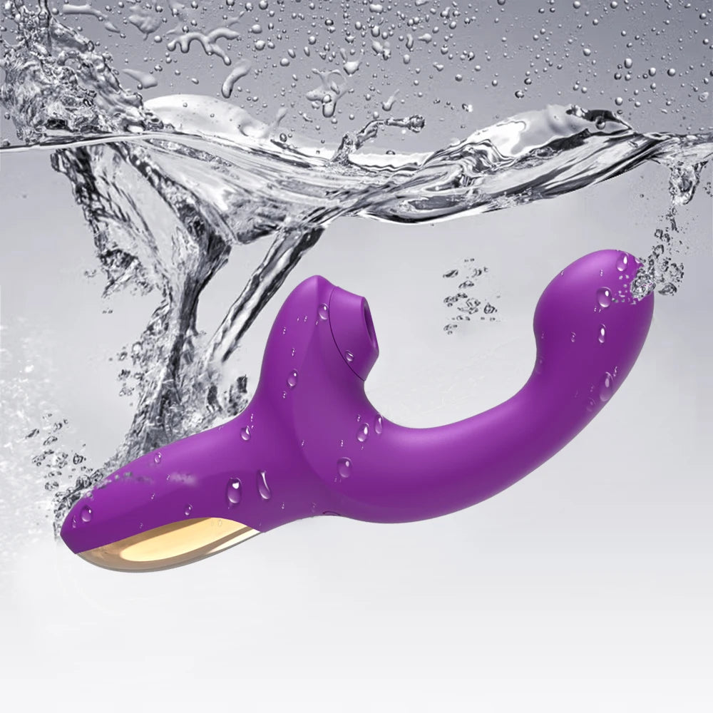 Vibrador com sugador clitoriano e Power Finger SAMBA - Frete grátis