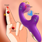Vibrador com sugador clitoriano e Power Finger SAMBA - Frete grátis