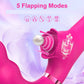 Vibrador Strapless com Flapping e controle remoto GO - Frete Grátis