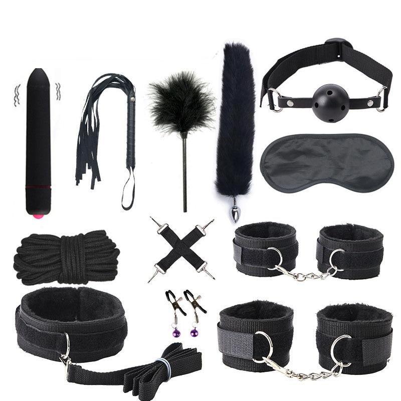 Kit BDSM Bondage com 12 itens - Frete Grátis - Carnelian