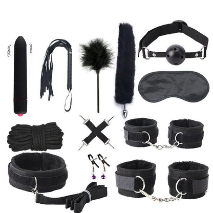 Kit BDSM Bondage com 12 itens - Frete Grátis - Carnelian