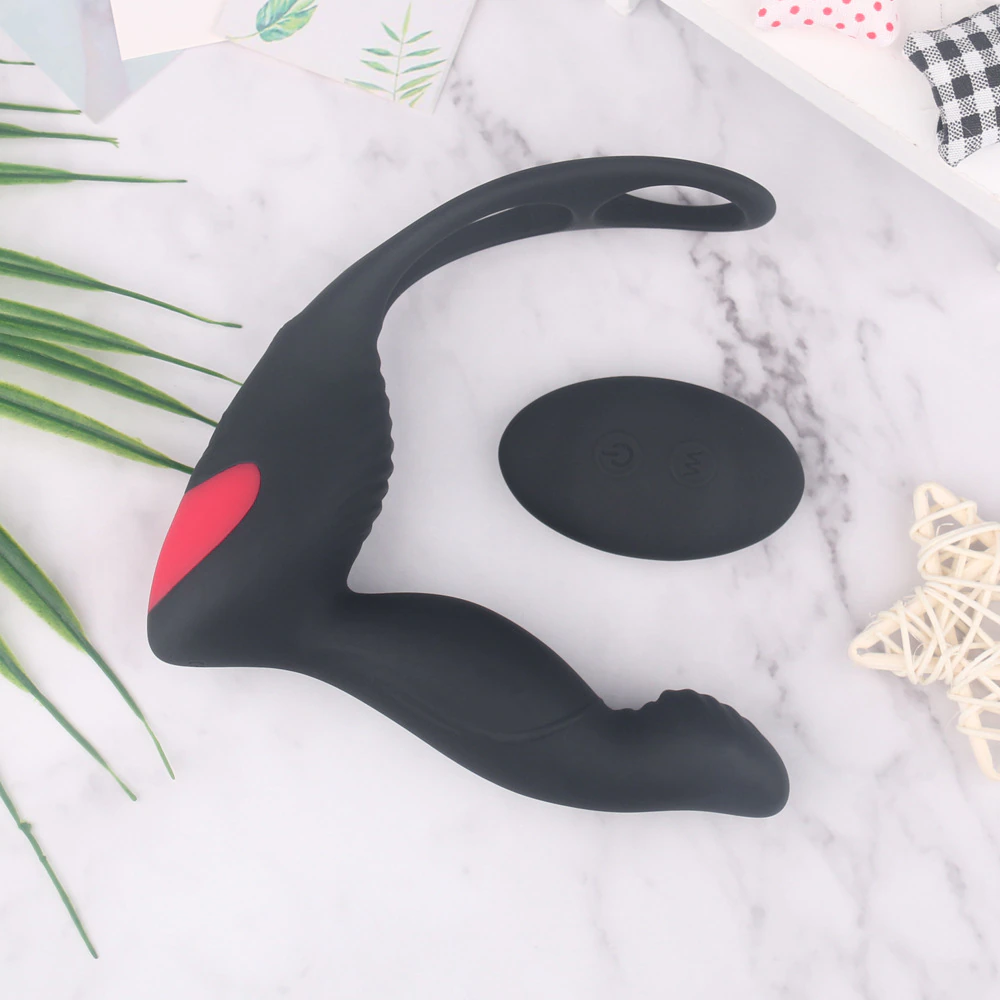 Vibrador Masculino com 4 funções e controle remoto - Frete Grátis