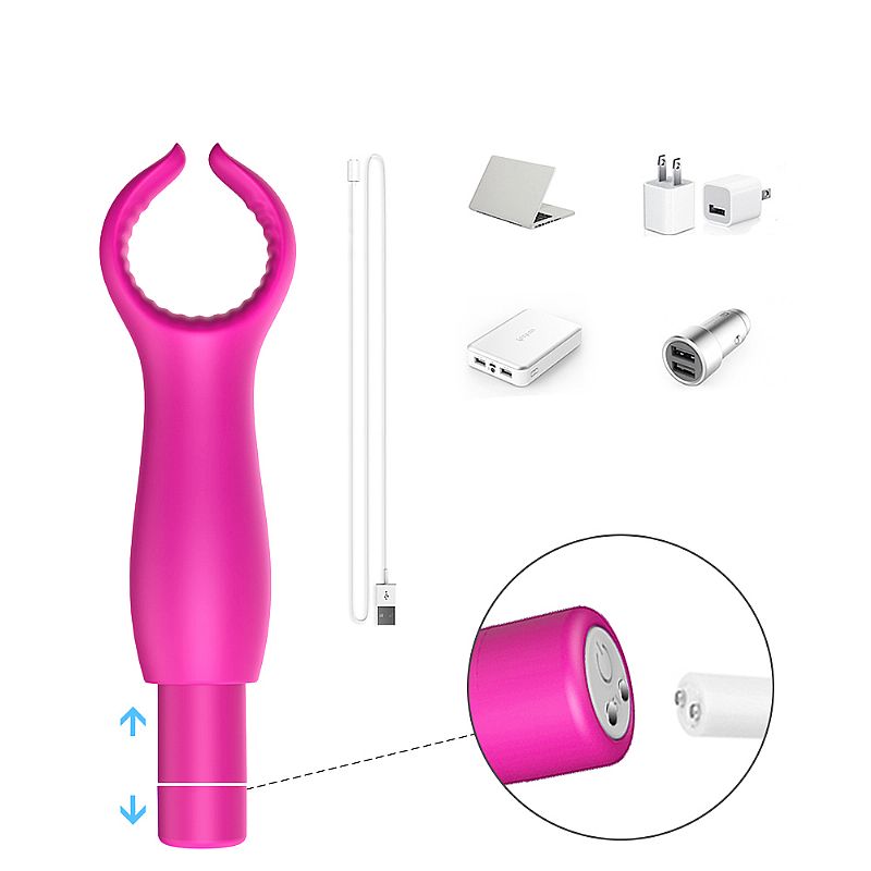 Vibrador Peniano e de Clitóris Grant - Carnelian