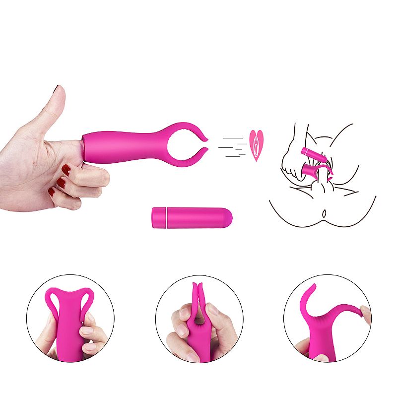 Vibrador Peniano e de Clitóris Grant - Carnelian