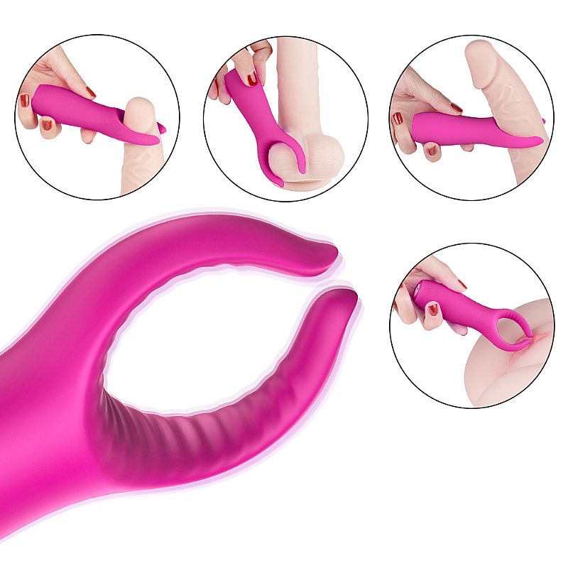 Vibrador Peniano e de Clitóris Grant - Carnelian